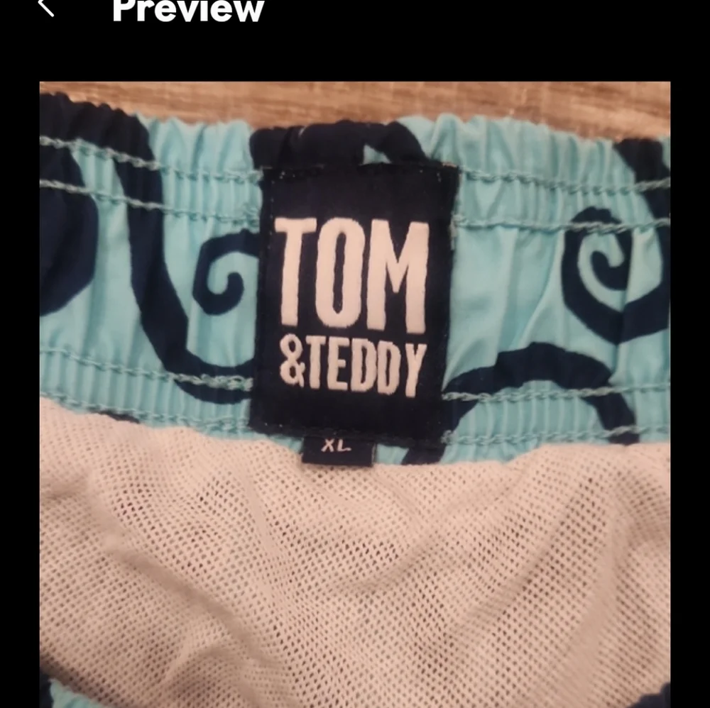 Tom And Teddy Octopus Print Swim Shorts XL‎
